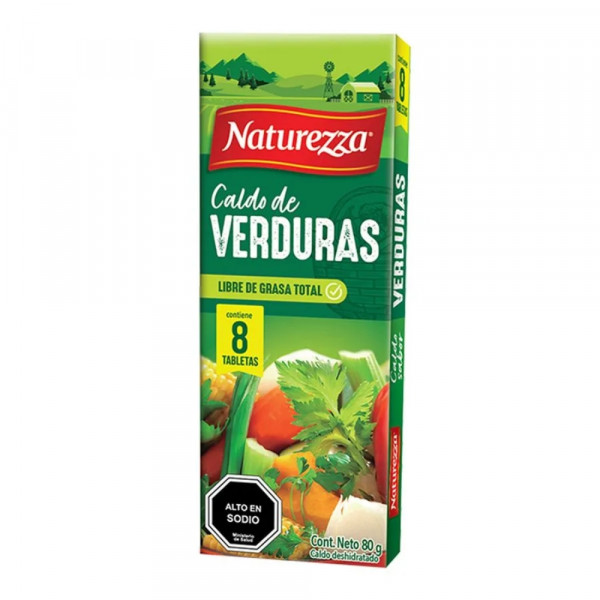 CALDO DE VERDURA 8 TABLETAS 80 GR
