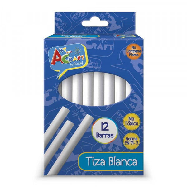 TIZA BLANCA PARA PIZARRA 12 UN