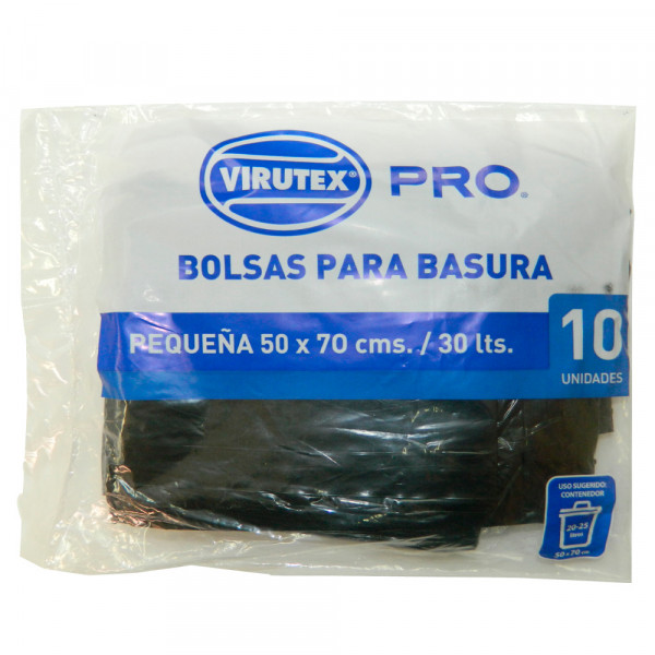 BOLSA BASURA PLANA 50X70 10 UN