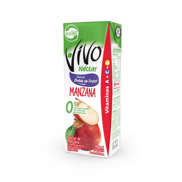 JUGO NECTAR MANZANA 190 ML