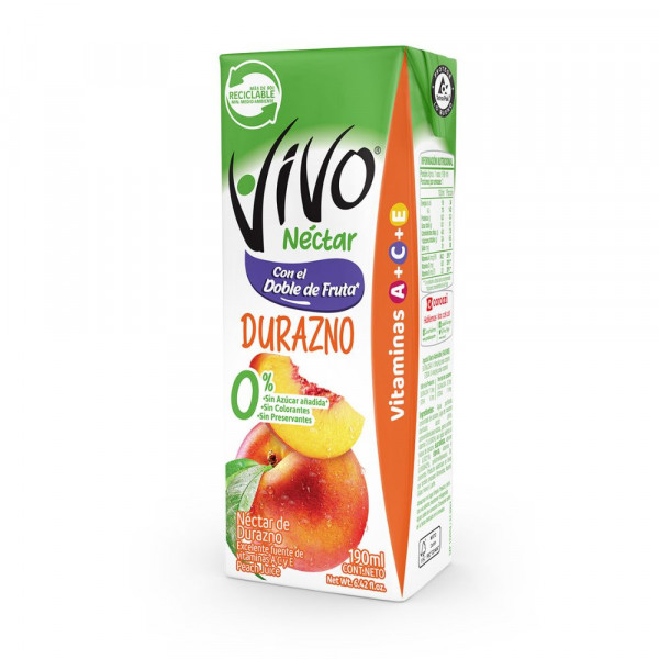 JUGO NECTAR DURAZNO 190 ML