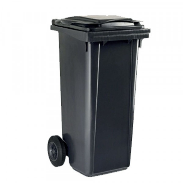 CONTENEDOR BASURA GRIS 120 LT
