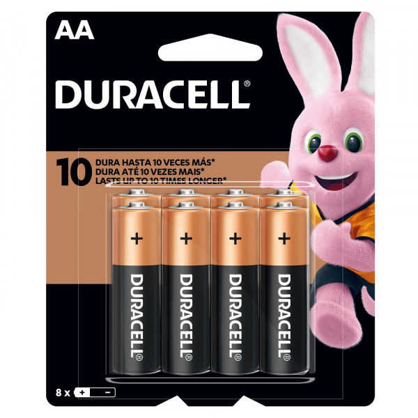 8 pilas Duracell AAA Plus Alcalina (2 blísteres de 4 baterías) 8 pilas Mini  lápiz óptico : : Electrónica
