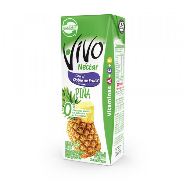 JUGO NECTAR PIÑA 190 ML