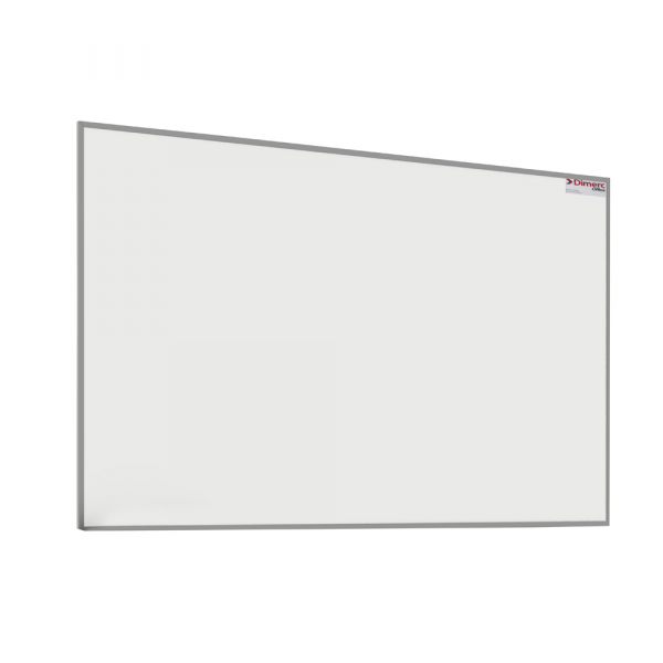 PIZARRA BLANCA MURAL MARCO ALUMINIO 100 X 160 CM