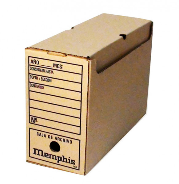 Caja archivo MEMPHIS, cartón, estandar 