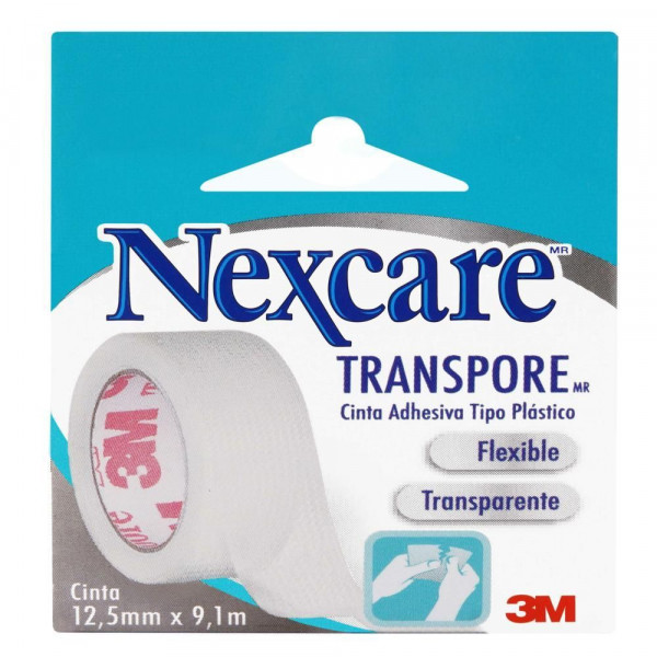 CINTA ADHESIVA TRANSPORE 12.5 MM X 9.1 MT