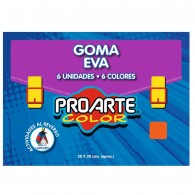 ESTUCHE DE GOMA EVA COLOR 20X30 6 PLIEGOS