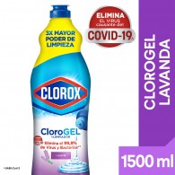 CLORO GEL LAVANDA 1.5 LITROS CLOROX